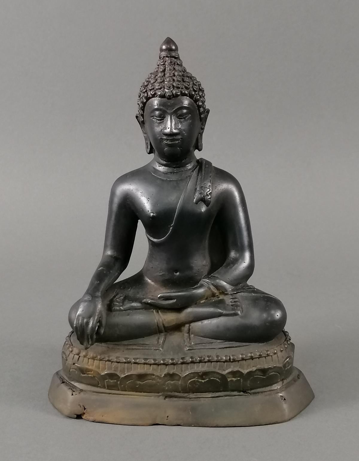 Bronzebuddha Verlorene Form Thailand 15 16 Jh Badisches Auktionshaus