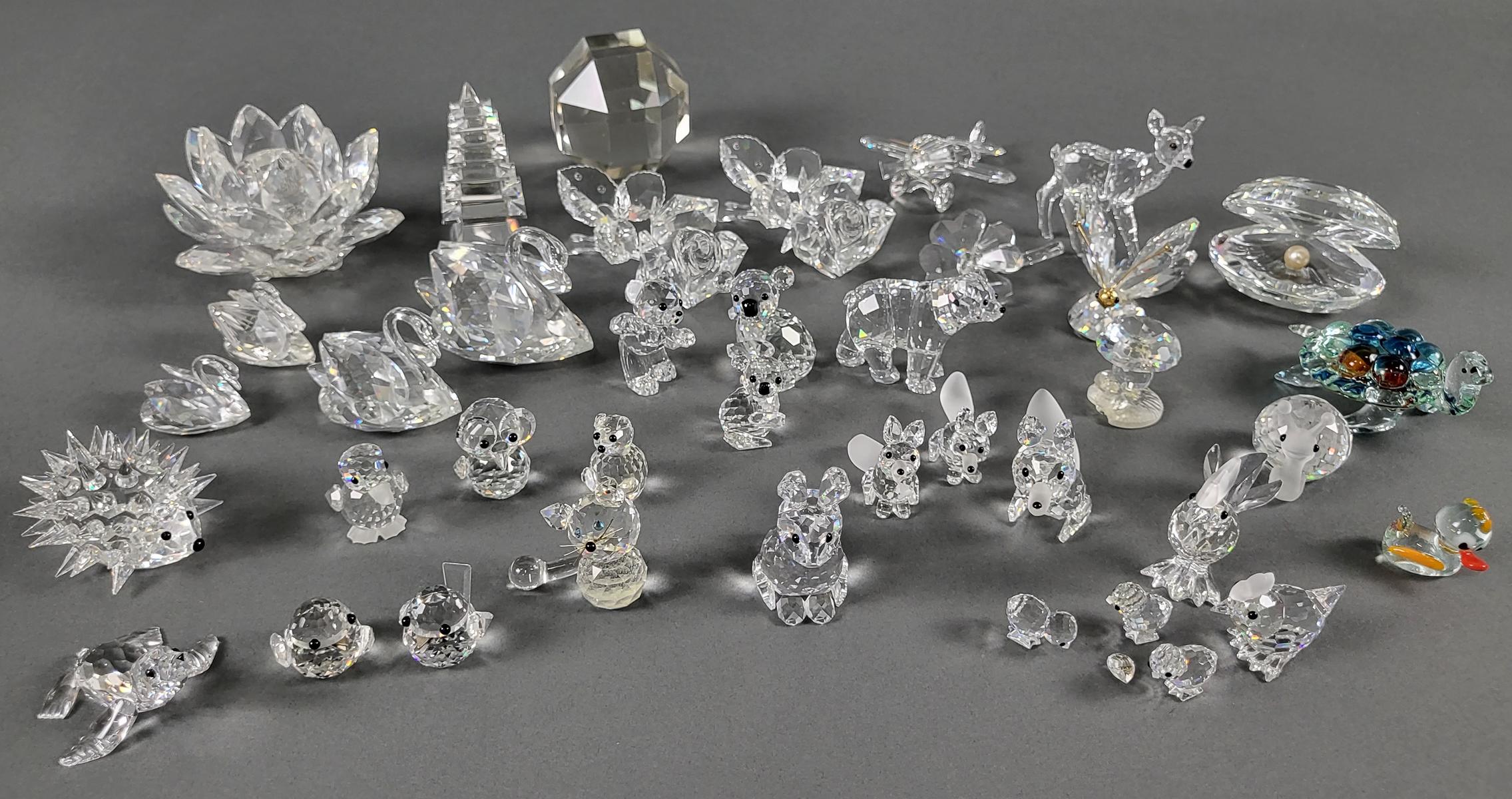 Sammlung Swarovski Kristalle 39 Stück Badisches Auktionshaus